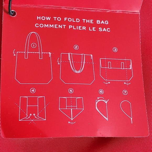 Victoria's Secret Heart Packable Tote Bag - Picture 5 of 9